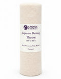 Choice Supreme Batting - 80/20 Cotton/Poly Blend - Throw (60" x 60") The Fabric Company