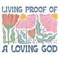 Christian Boho Flowers Fabric Panel 8