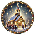 Christian Churches Fabric Panel 1