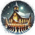 Christian Churches Fabric Panel 18