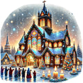 Christian Churches Fabric Panel 9