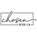 Christian Words Fabric Panel 9