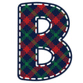 Christmas Alphabet Fabric Panel 11