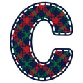 Christmas Alphabet Fabric Panel 12