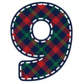 Christmas Alphabet Fabric Panel 15