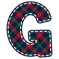 Christmas Alphabet Fabric Panel 19