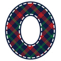 Christmas Alphabet Fabric Panel 27