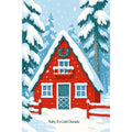 Christmas Card Fabric Panel 2