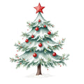 Christmas Element Fabric Panel 43