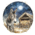 Christmas Nativity Scene Fabric Panel 3