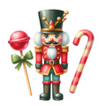 Christmas Nutcracker Scene Fabric Panel 2
