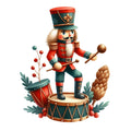 Christmas Nutcracker Scene Fabric Panel 21