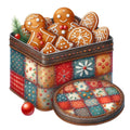 Christmas Patchwork Fabric Panel 12