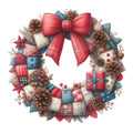 Christmas Patchwork Fabric Panel 19
