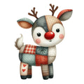 Christmas Patchwork Fabric Panel 2