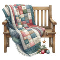 Christmas Patchwork Fabric Panel 6