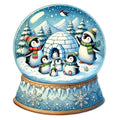Christmas Snow Globes Fabric Panel 2