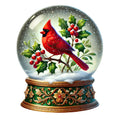 Christmas Snow Globes Fabric Panel 22