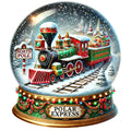 Christmas Snow Globes Fabric Panel 30