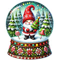 Christmas Snow Globes Fabric Panel 32
