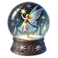 Christmas Snow Globes Fabric Panel 45