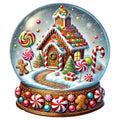Christmas Snow Globes Fabric Panel 48