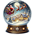 Christmas Snow Globes Fabric Panel 64