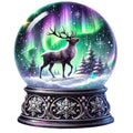 Christmas Snow Globes Fabric Panel 66
