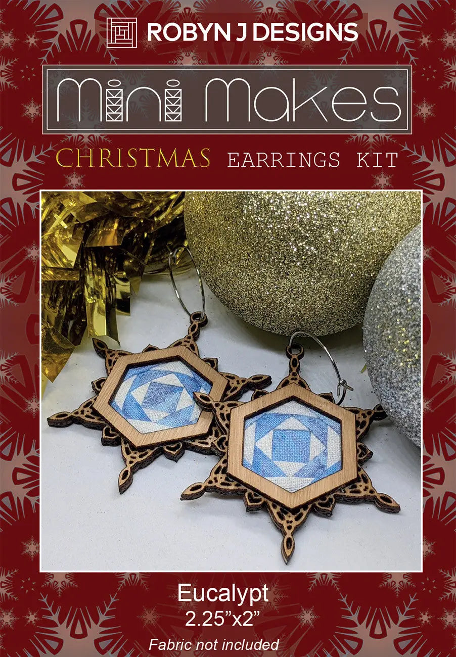 Christmas Snowflake Earring Eucalypt