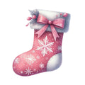 Christmas Stocking Scene Fabric Panel 19