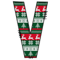 Christmas Sweaters Letter V Fabric Panel