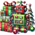 Christmas Toys Fabric Panel 15