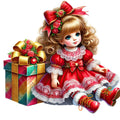 Christmas Toys Fabric Panel 3