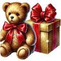 Christmas Toys Fabric Panel 36