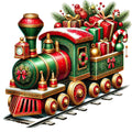 Christmas Toys Fabric Panel 37