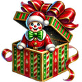 Christmas Toys Fabric Panel 5