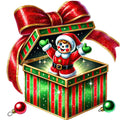 Christmas Toys Fabric Panel 6