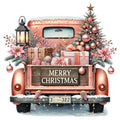 Christmas Trucks Fabric Panel 23