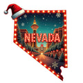Christmas US States Fabric Panel 23