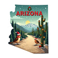Christmas US States Fabric Panel 48