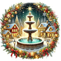Christmas Villages Fabric Panel 19