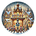 Christmas Villages Fabric Panel 25