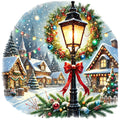 Christmas Villages Fabric Panel 47