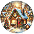Christmas Villages Fabric Panel 51