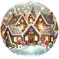 Christmas Villages Fabric Panel 54