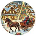 Christmas Villages Fabric Panel 67