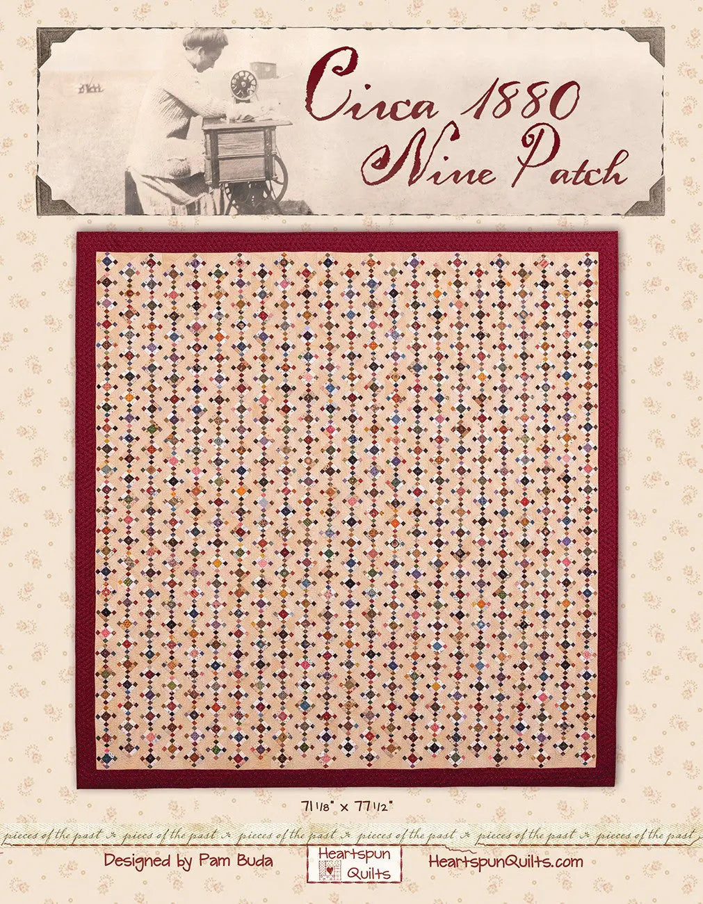 Circa 1880 Nine Patch Quilt Pattern