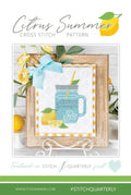 Citrus Summer Cross Stitch Pattern
