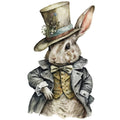 Classic Alice in Wonderland Fabric Panel 10