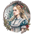 Classic Alice in Wonderland Fabric Panel 7
